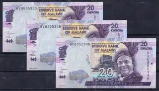 Малави, 20 квача 2019 год! UNC, ПРЕСС, ИЗ ПАЧКИ!