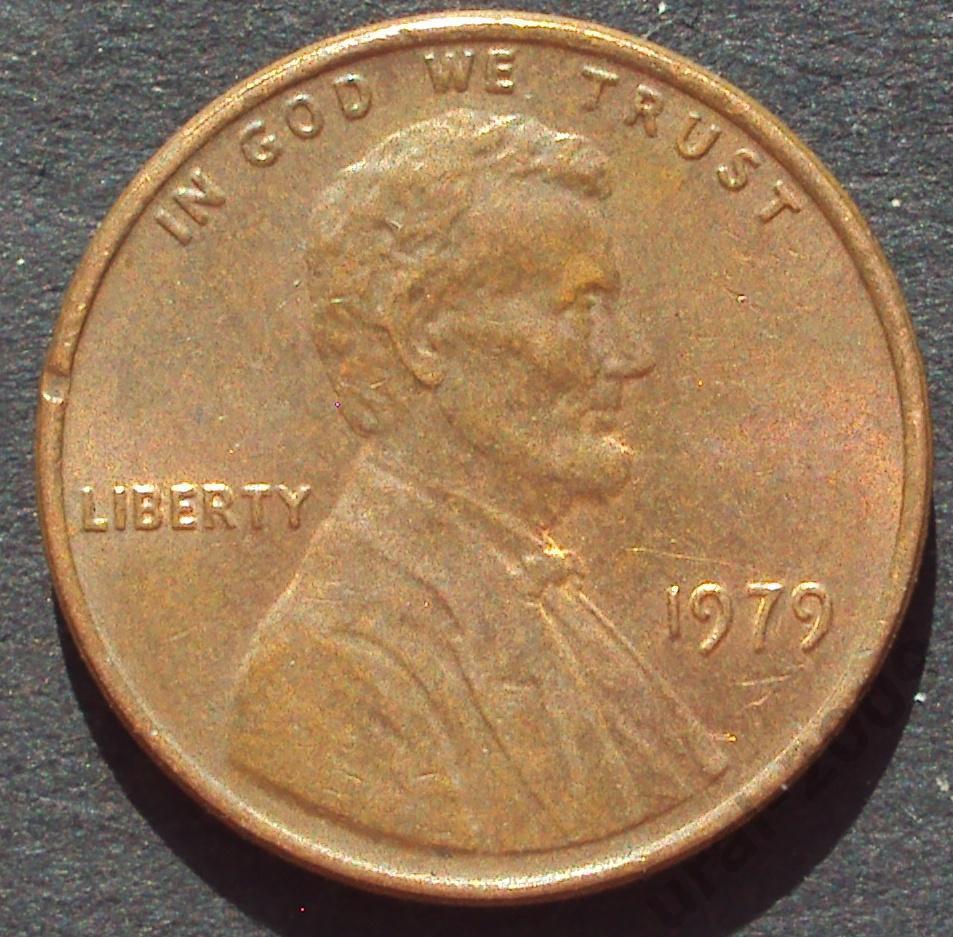 США, 1 цент 1979 год! Монетный двор. (А-35). 1