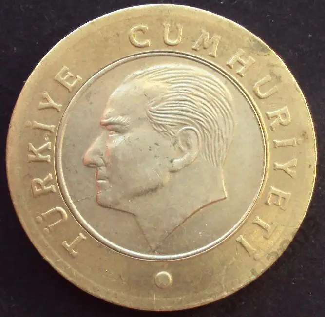 Турция, 1 лира 2024 год! (А-102). 1