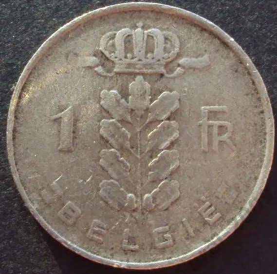 Бельгия, 1 франк 1958 год! (А-98).