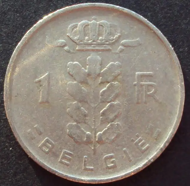 Бельгия, 1 франк 1951 год! (А-96).