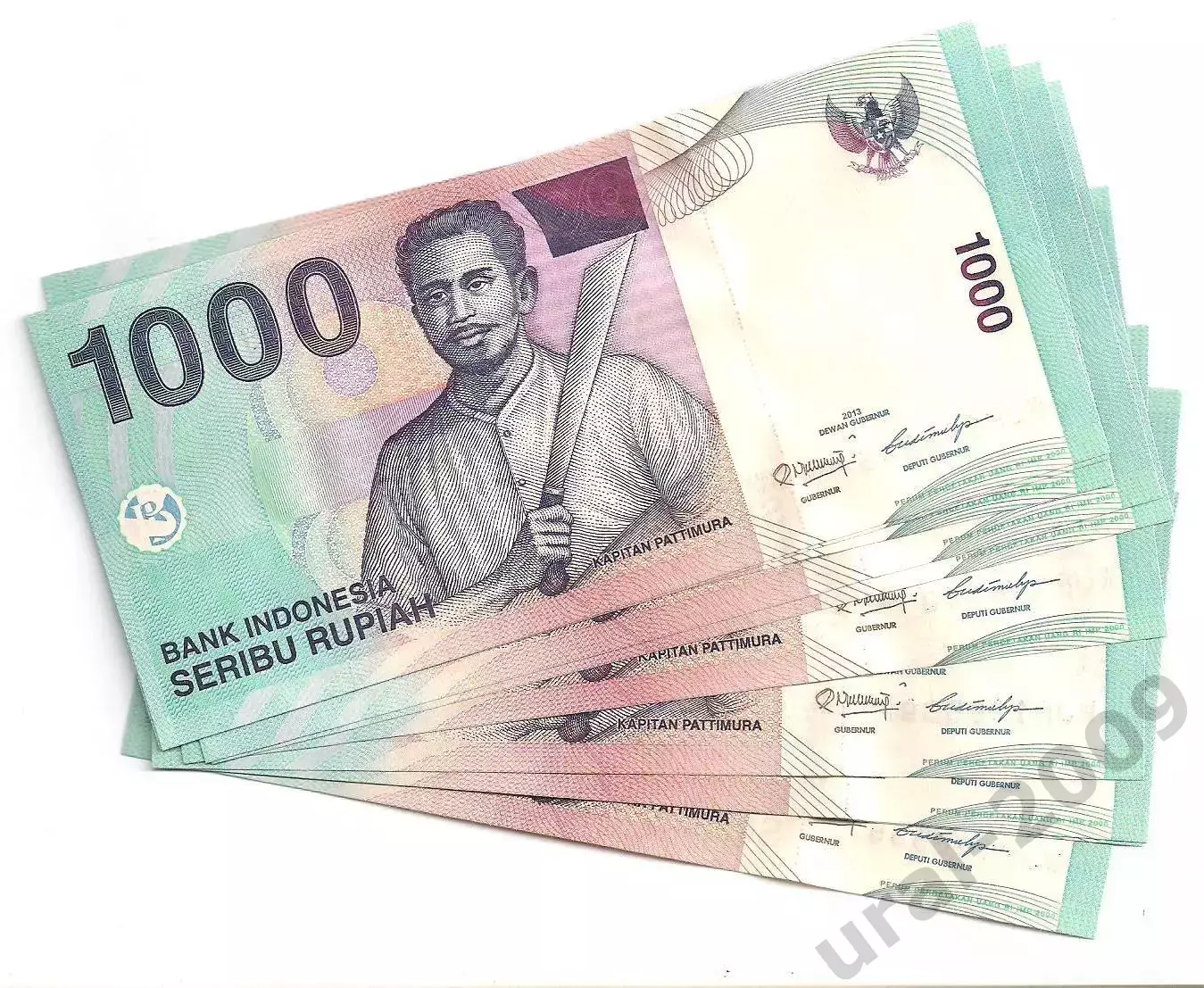 Индонезия, 1000 рупий 2013 год! UNC, из пачки!