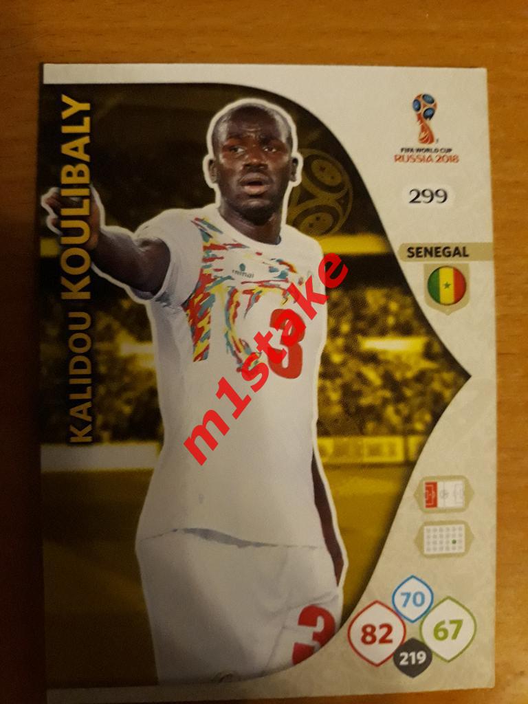 Adrenalyn XL 2018 FIFA World Cup Russia № 299 Калиду Кулибали