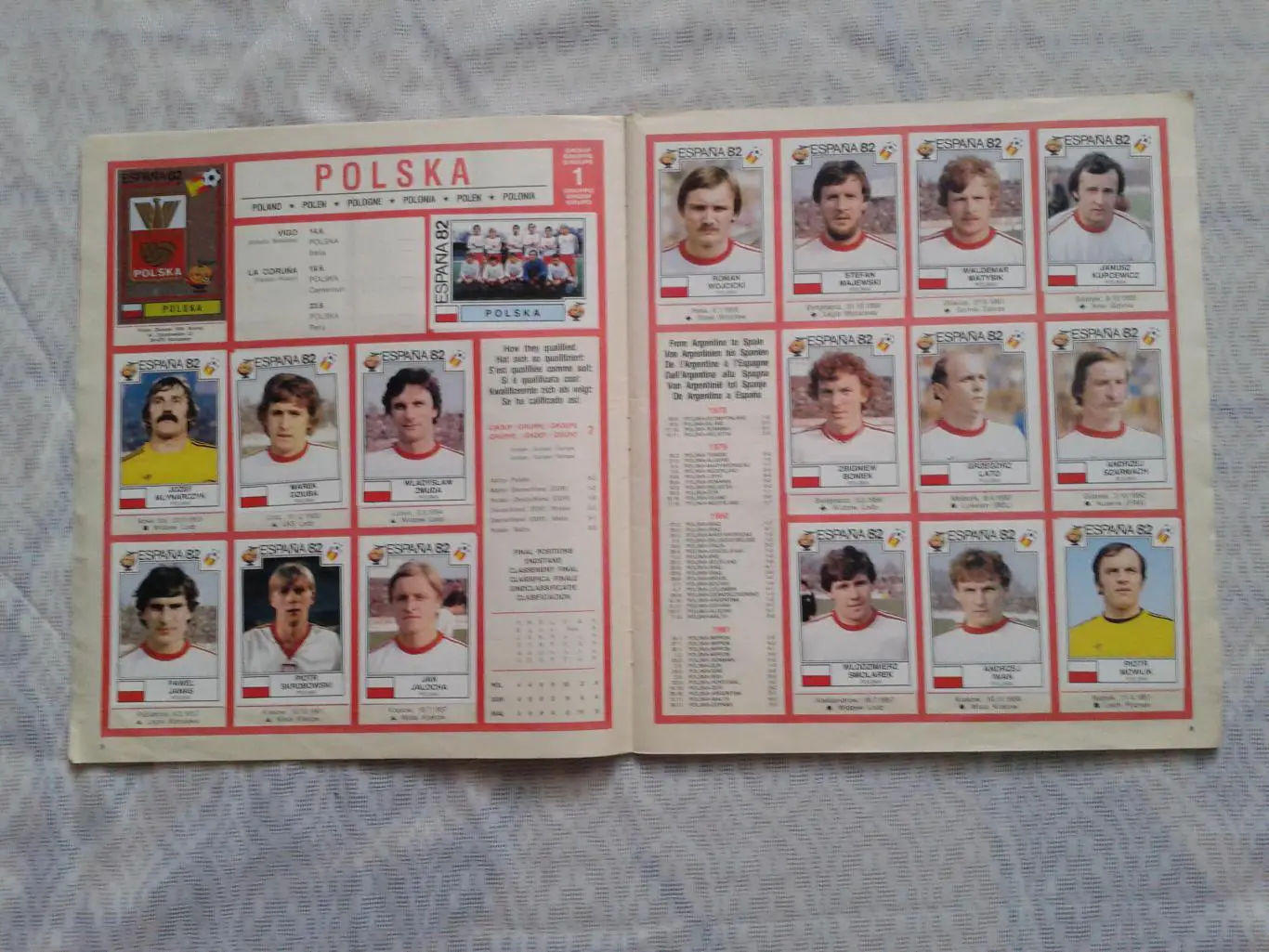 Альбом Panini 1982 2