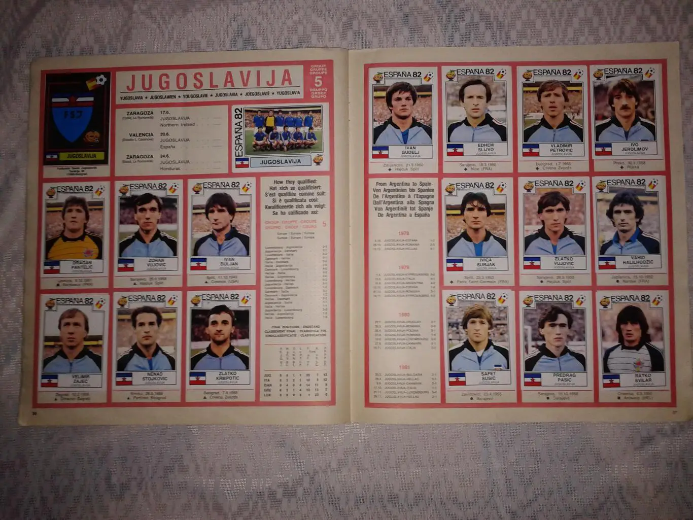 Альбом Panini 1982 4