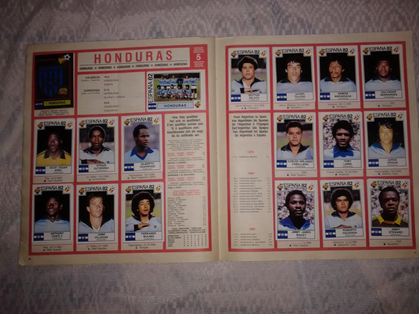 Альбом Panini 1982 5