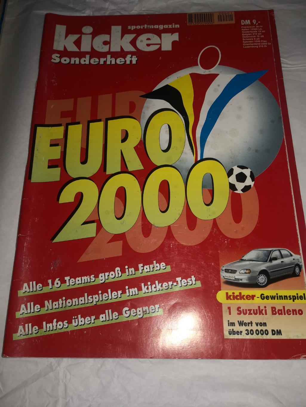 Kicker Германия евро2000 1