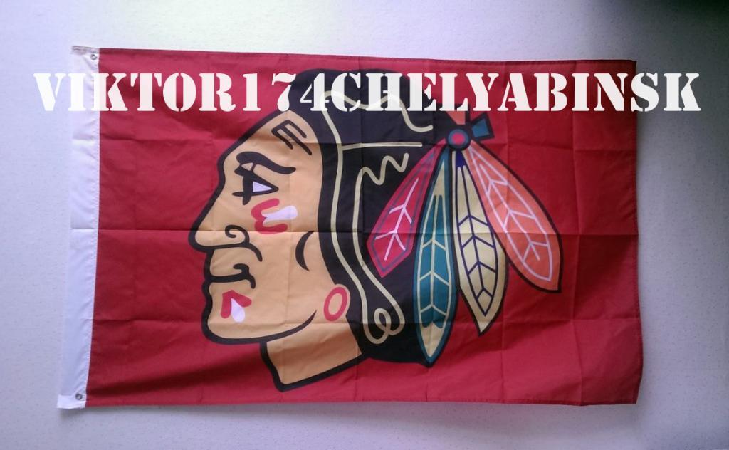 Флаг Chicago Blackhawks NHL