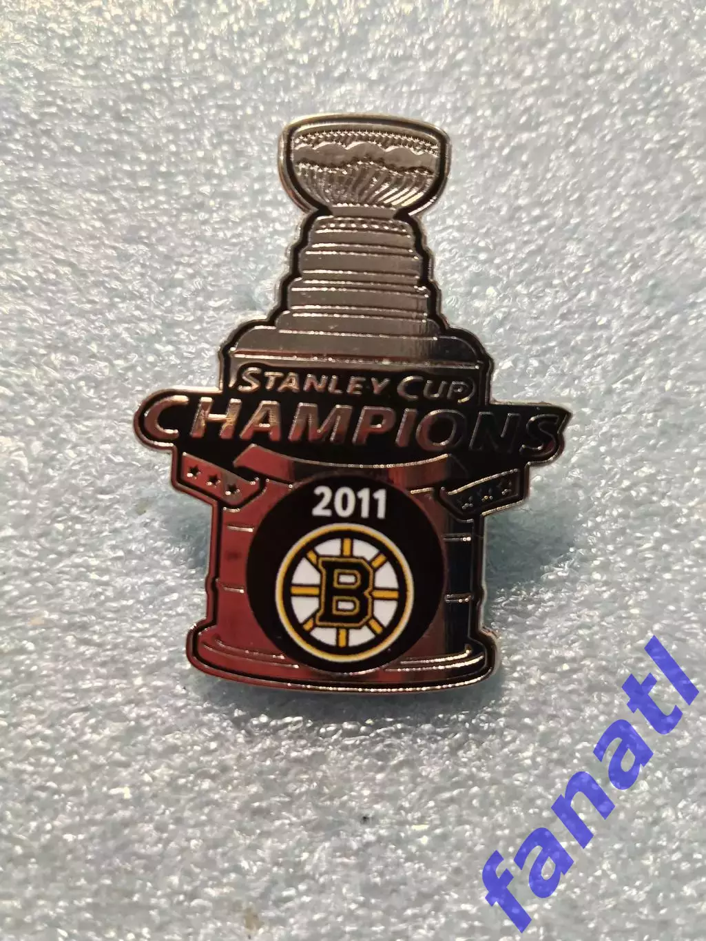 Значок НХЛ обладатель кубка Стэнли 2011 г Бостон