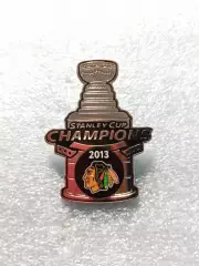 Значок НХЛ обладатель кубка Стэнли 2013 г Чикаго