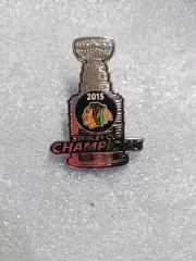 Значок НХЛ обладатель кубка Стэнли 2015 г Чикаго