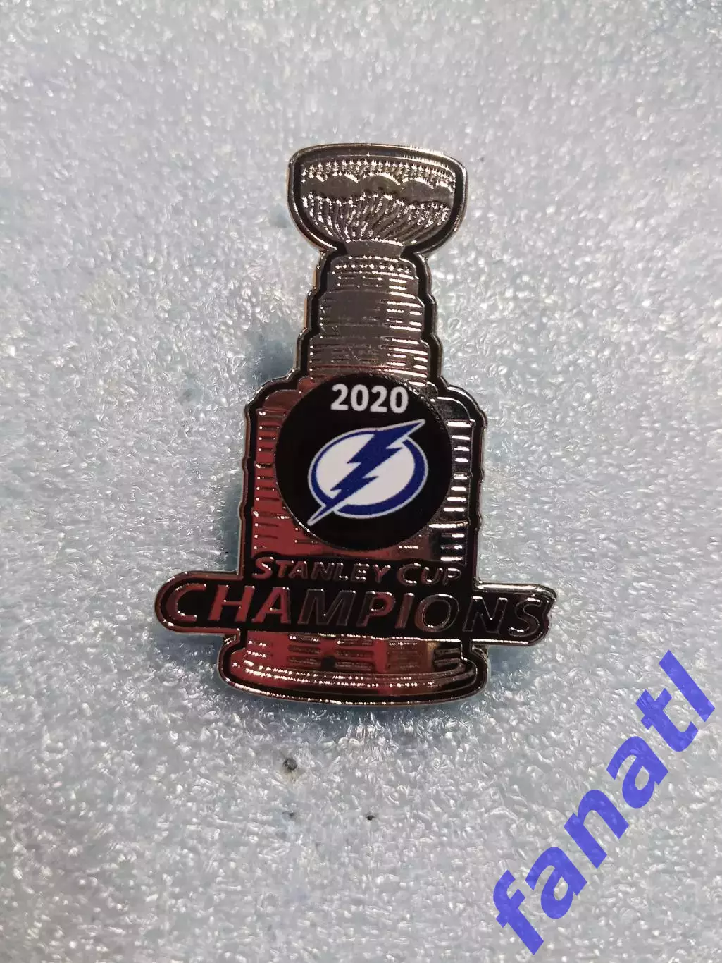 Значок НХЛ обладатель кубка Стэнли 2020 г Тампа Бэй