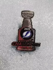 Значок НХЛ обладатель кубка Стэнли 2020 г Тампа Бэй