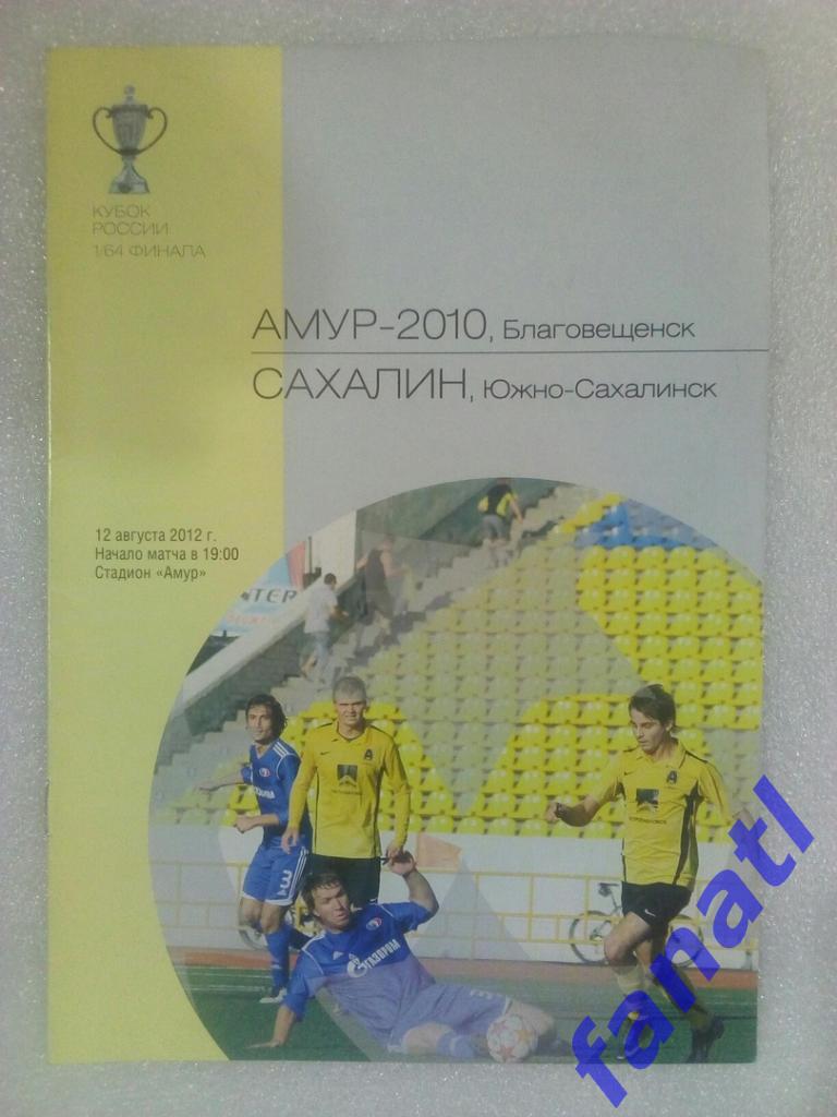 Амур-2010 Благовещенск - Сахалин Южно-Сахалинск 2012.12.08 Кубок России 1/64