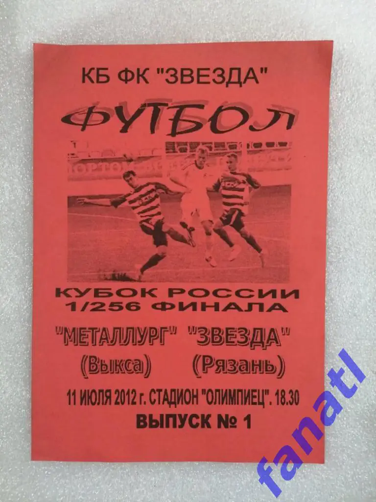 Металлург Выкса - Звезда Рязань 11.07.2012 г. Кубок России 1/256