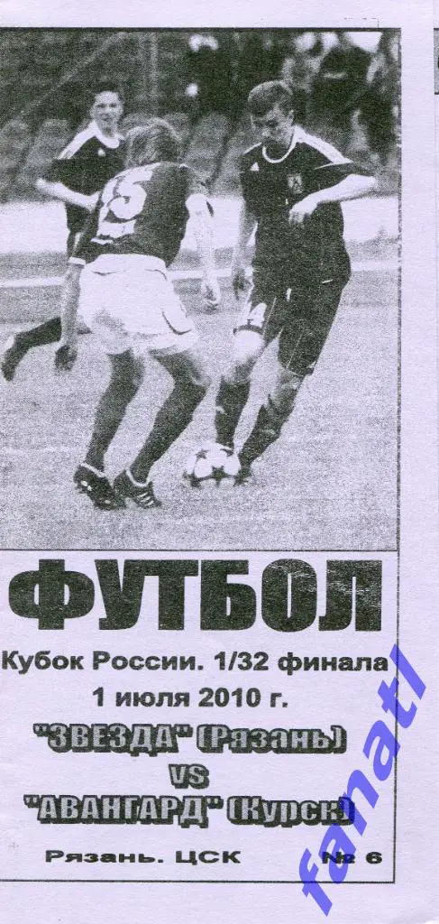 Звезда Рязань - Авангард Курск 2010 г Кубок России