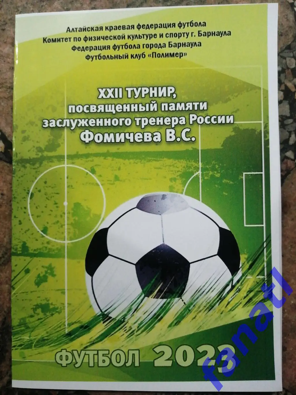 2023 г 8-15 апреля Турнир по футболу памяти Фомичева В.С.