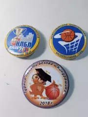 Значки баскетбольные