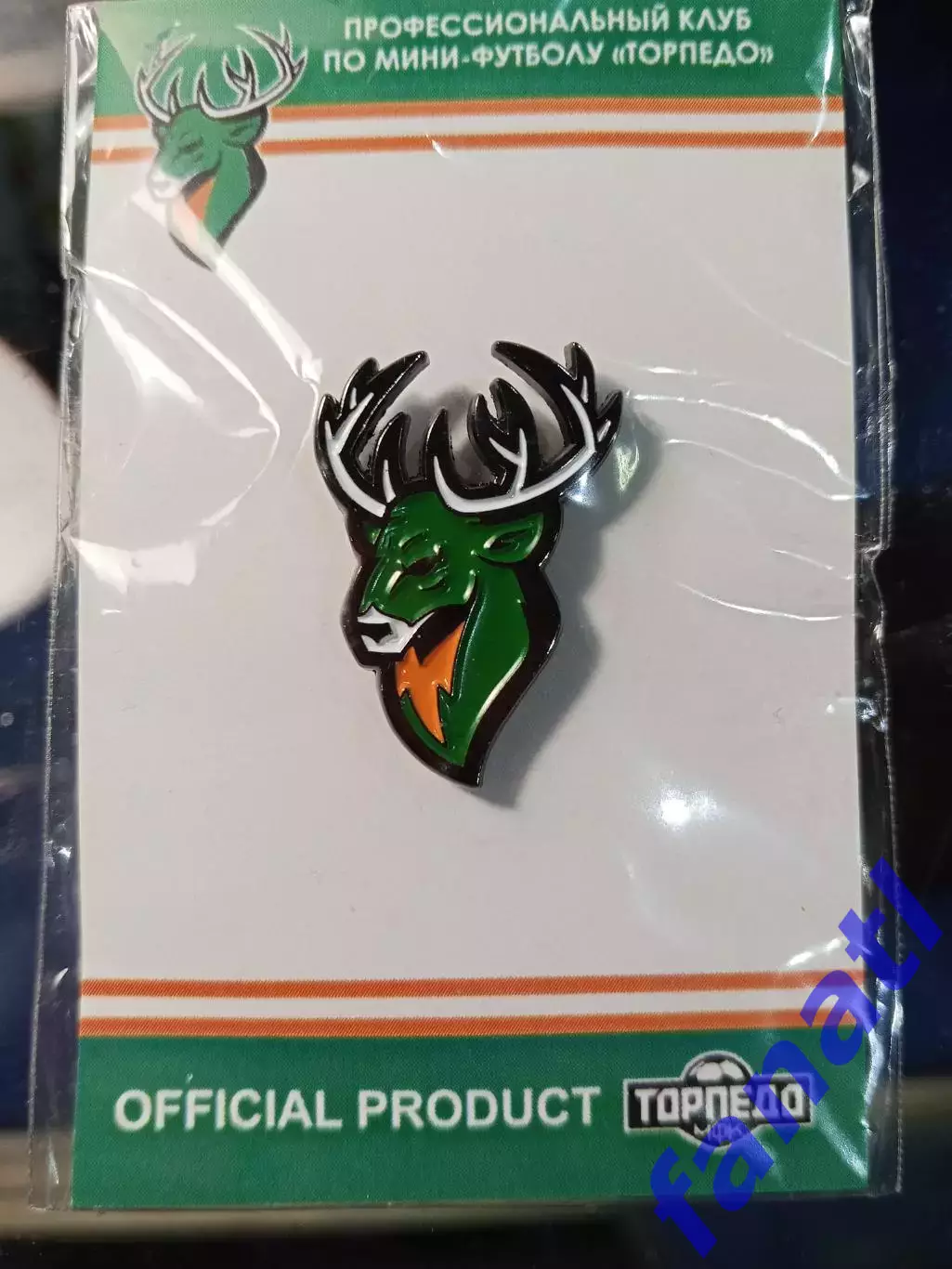 Значок мини-футбольный клуб Торпедо (Нижний Новгород) официальный