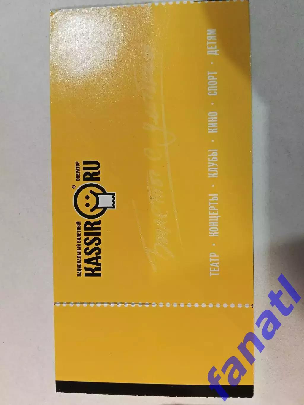 Билет Россия - Болгария 11.08.2010 г товарищеский матч 1