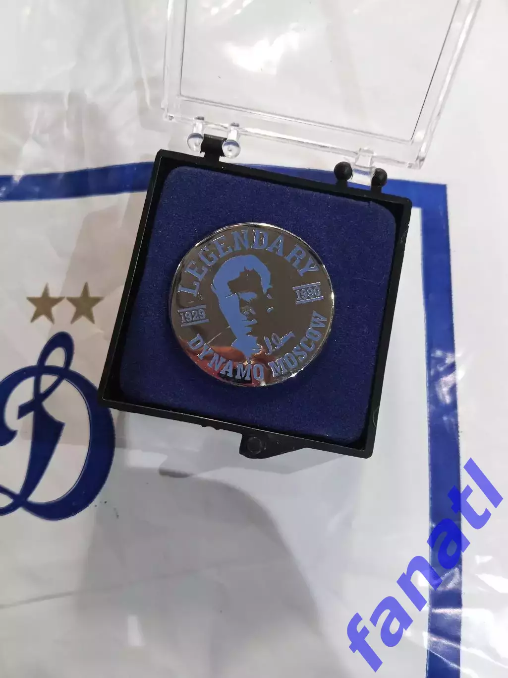Значок Лев Яшин Динамо Москва Официальный