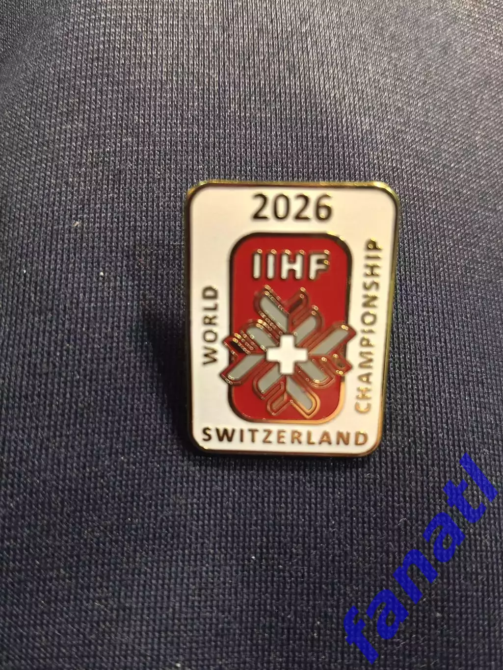 Значок Чемпионат мира по хоккею 2026 г Швейцария