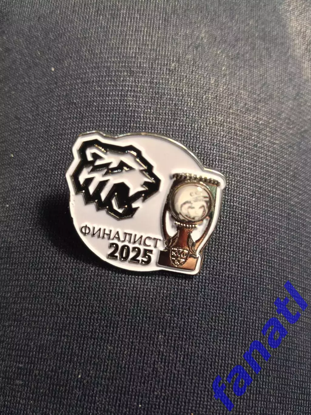 Значок финалист Кубка Гагарина 2025 Трактор Челябинск