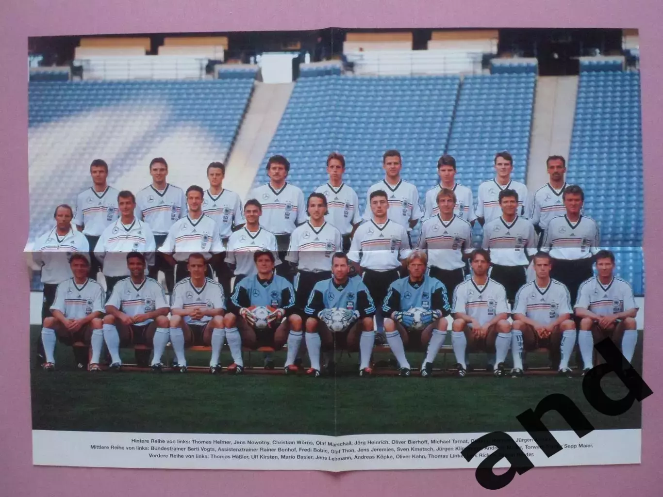 большой постер / плакат Германия 1998