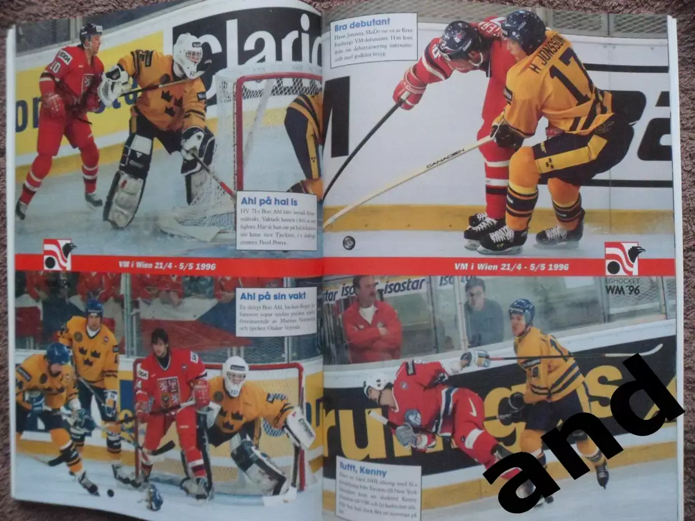 журнал Хоккей (Швеция) спецвыпуск Чемпионат мира 1996 2