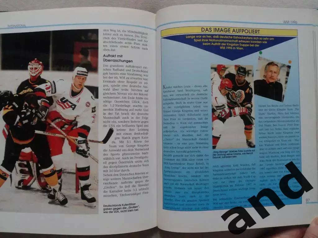 Фотоальбом - Хоккей. Ежегодник (Германия) Сезон 1996-97 г. 5