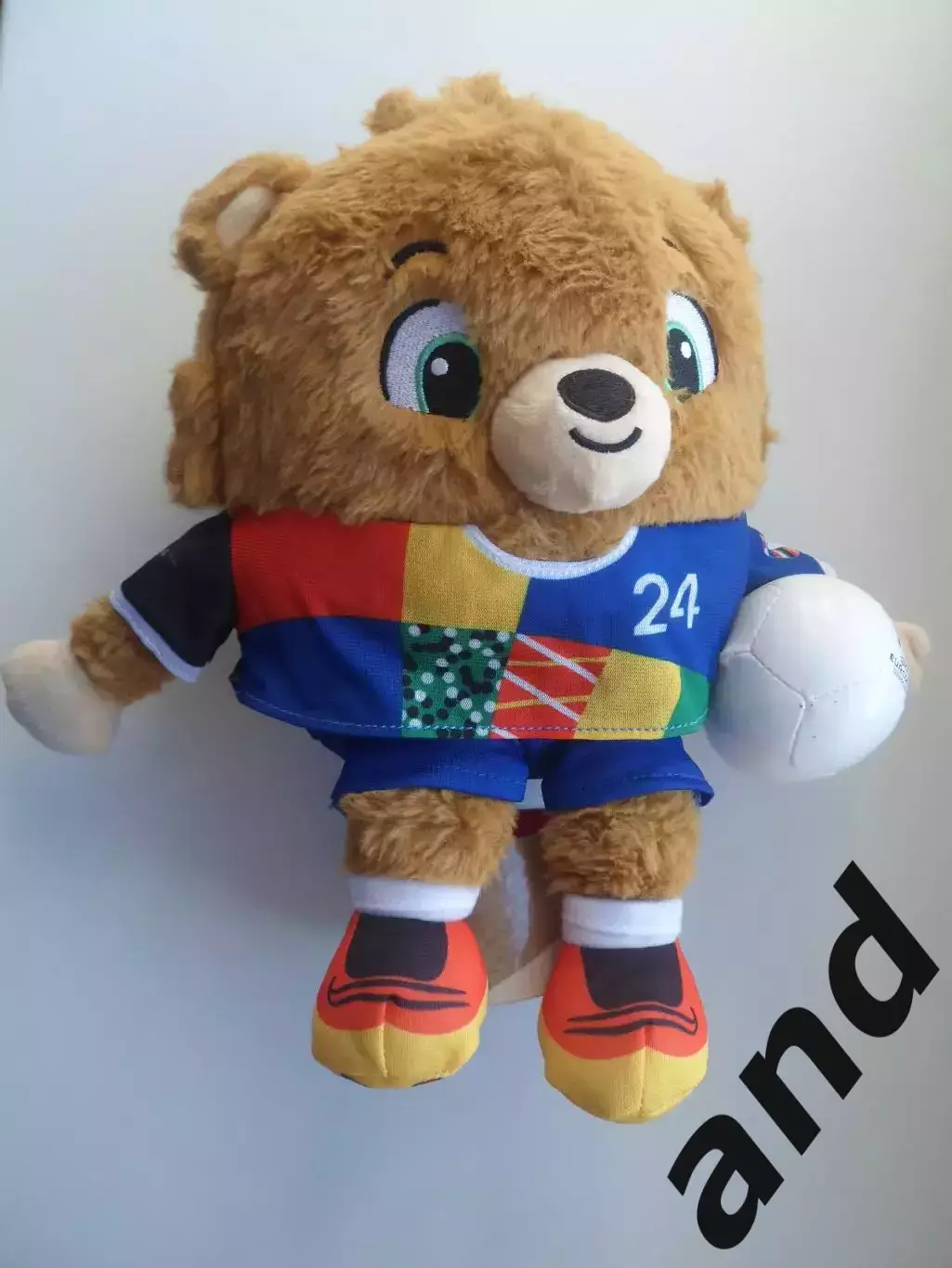 маскот Альберт. игрушка-талисман Чемпионат Европы по футболу 2024 г.