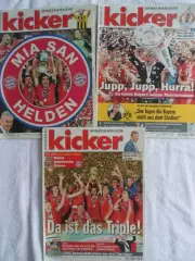 Kicker 3 номера триумфы Баварии 2013