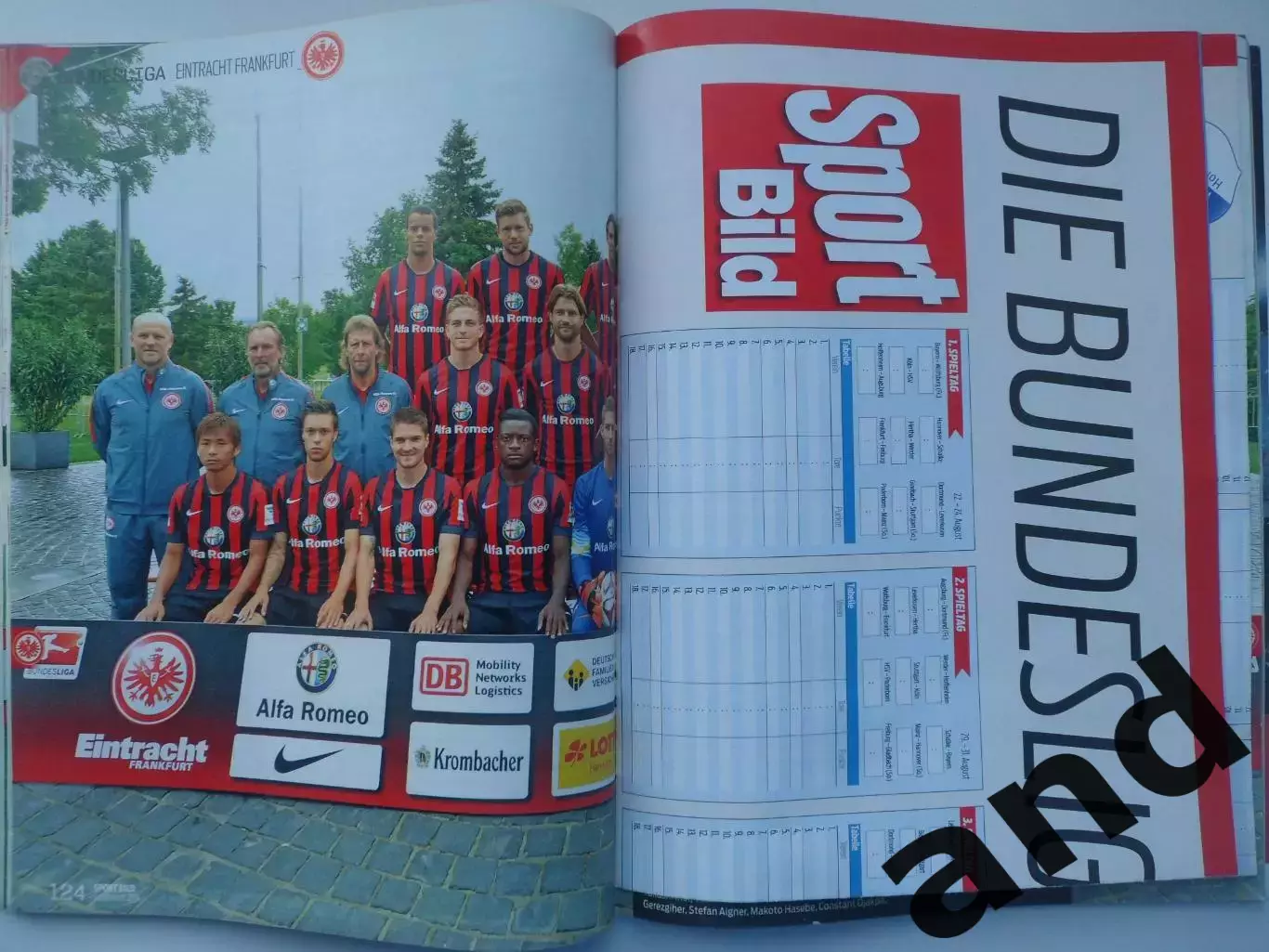 Sport Bild спецвыпуск бундеслига 2014/2015 (большие постеры всех команд)+DVD 1