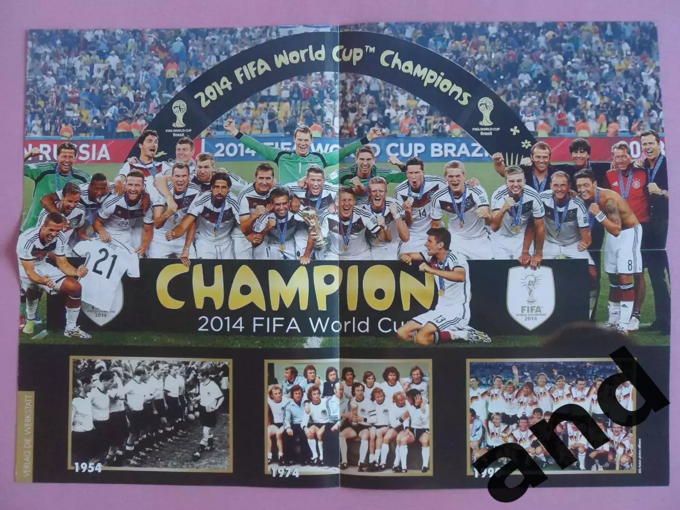 большой постер / плакат Германия 2014