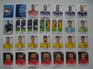 Набор 160 наклеек без повторов Panini Чемпионат Европы 2016