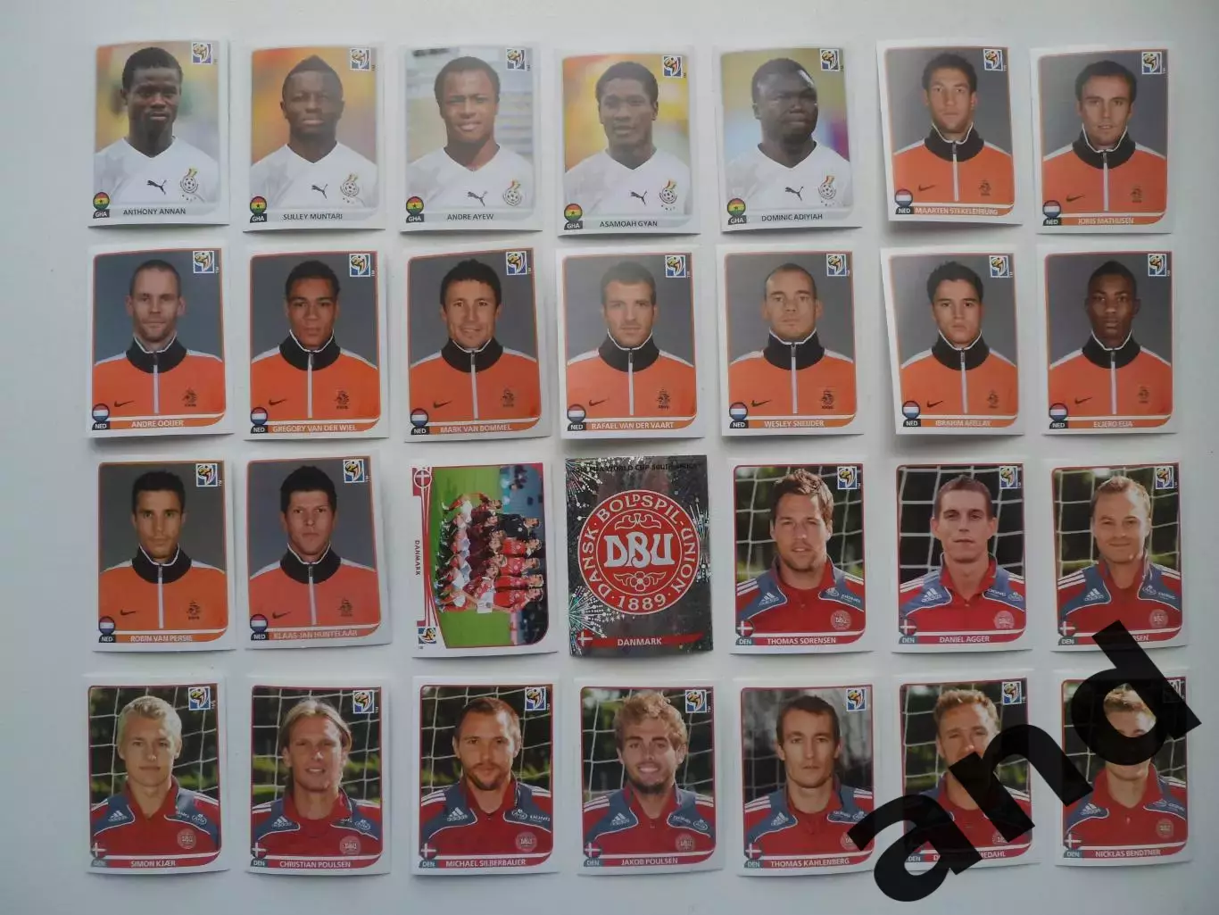 Набор 262 наклейки Чемпионат Мира 2010 без повторов 5