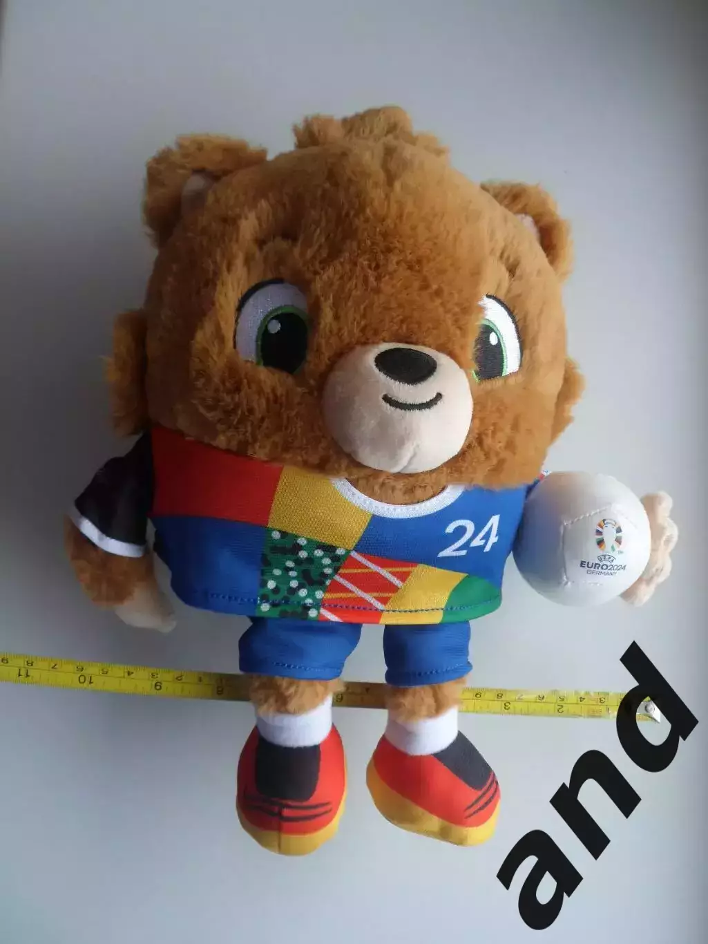 маскот Альберт. игрушка-талисман Чемпионат Европы по футболу 2024 г. 1