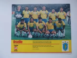 постер Бразилия 1990.