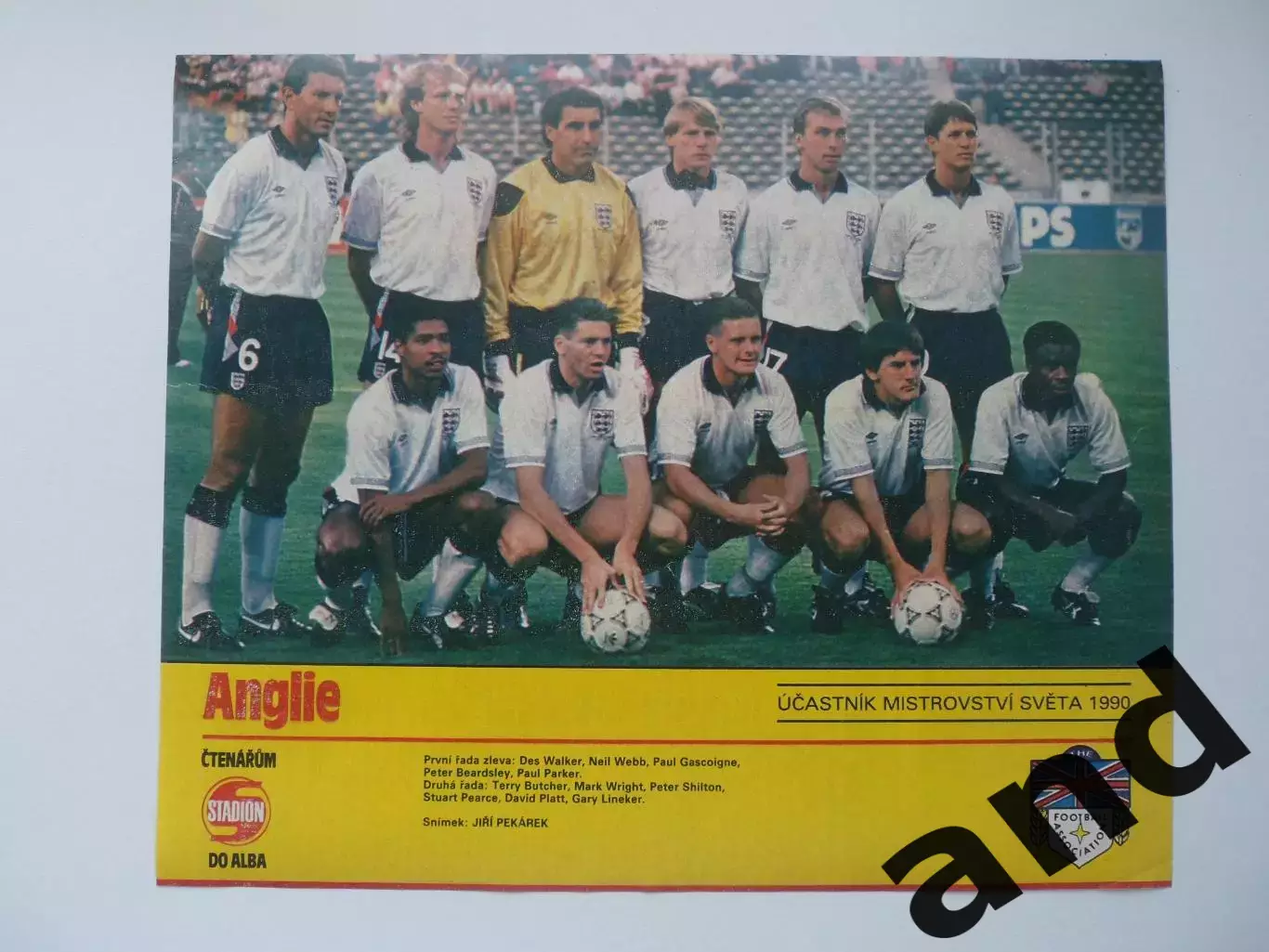 постер Англия 1990.