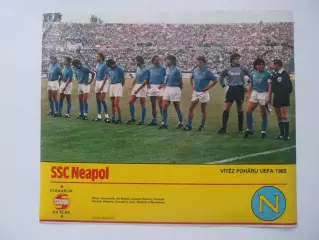 постер Наполи 1989 (из журнала Стадион/Stadion).