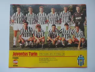 постер Ювентус 1990 (из журнала Стадион/Stadion).