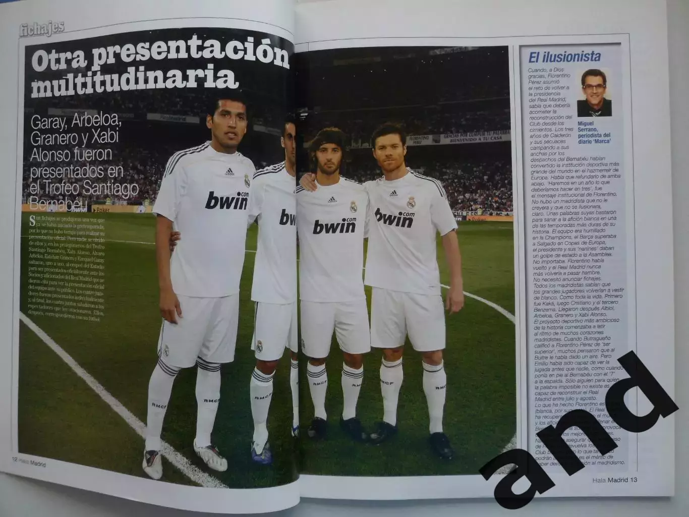 Hala Madrid клубный журнал Реал Мадрид 2009 (сентябрь-ноябрь) 5
