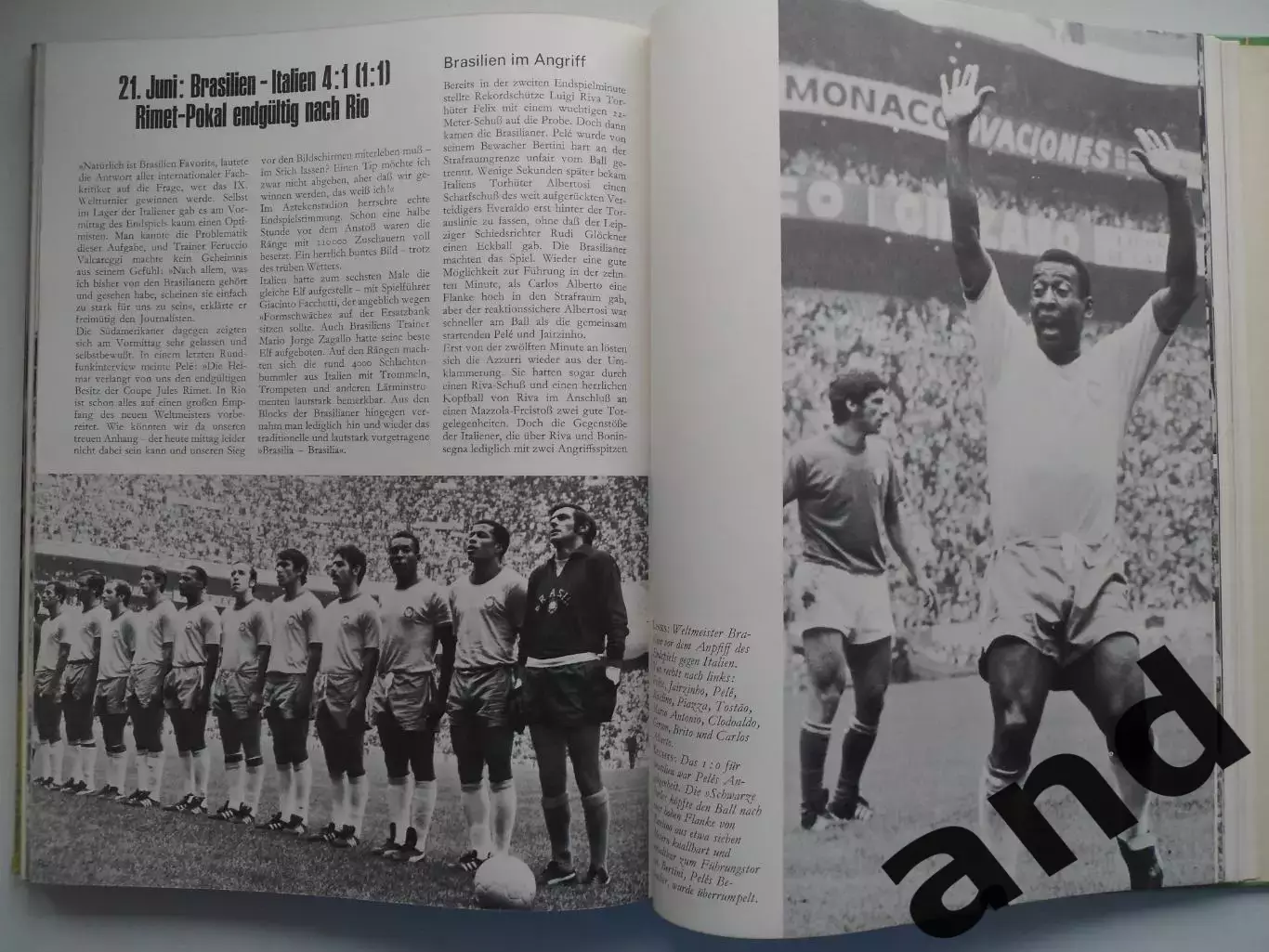 книга-фотоальбом Чемпионат мира по футболу 1970 2