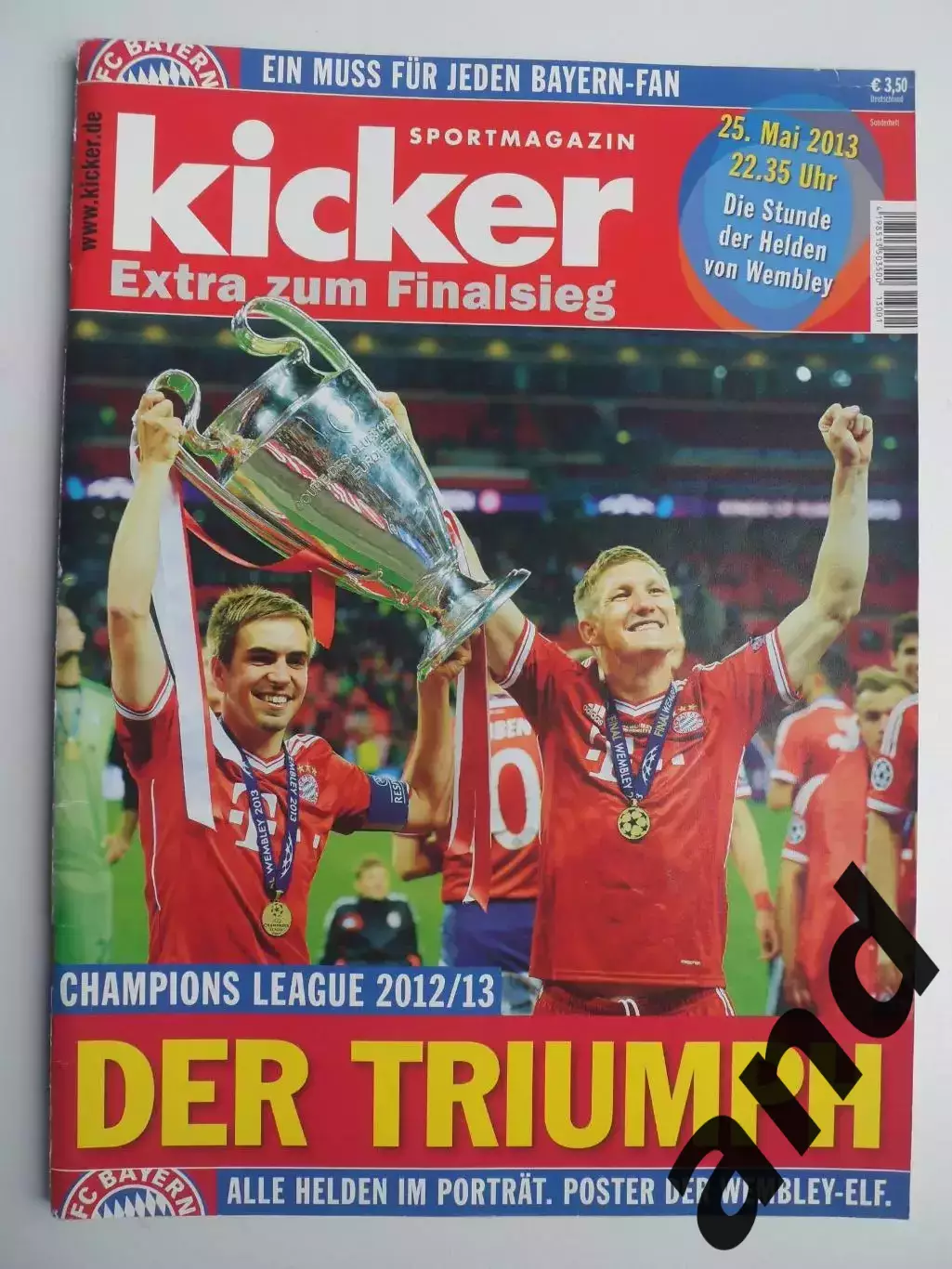 Kicker (спецвыпуск) Бавария - победитель Лиги чемпионов 2012-2013 (c постером)