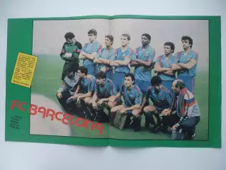 постер Барселона 1988-89 (из журнала Старт/Start)