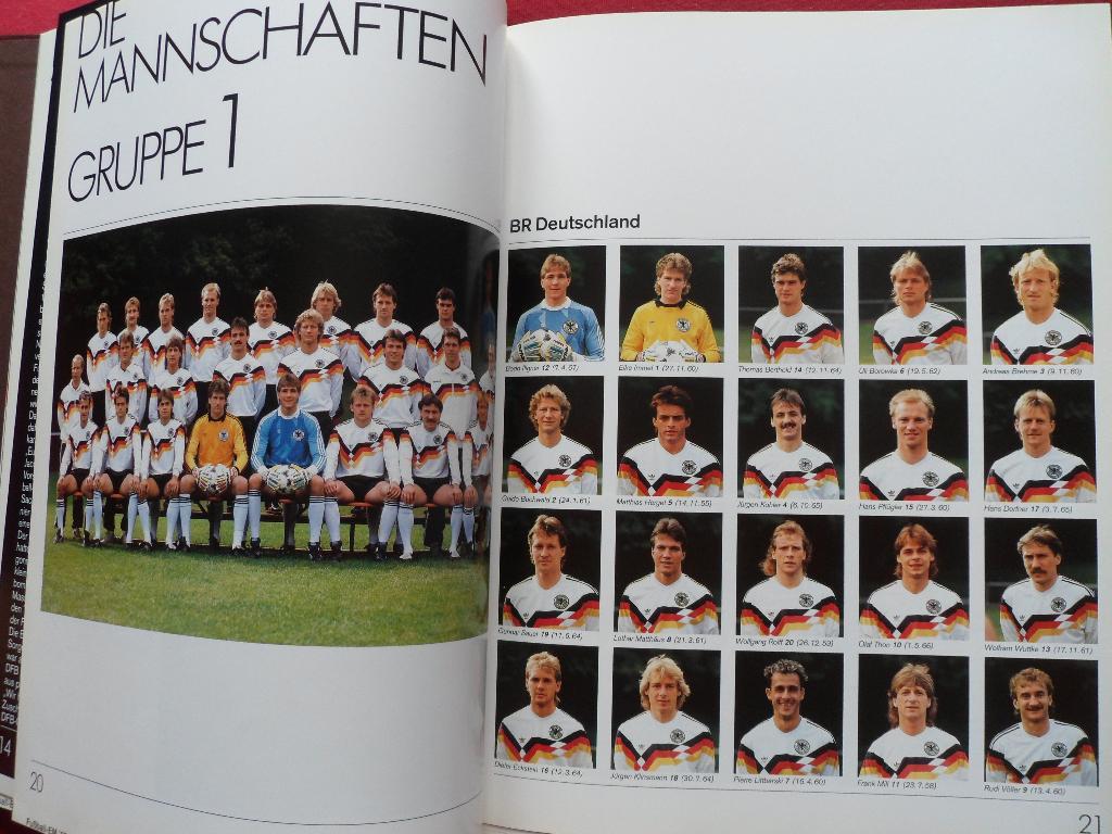 Фотоальбом Ю.Клинсманн - Чемпионат Европы по футболу 1988 (с фото всех команд) 1