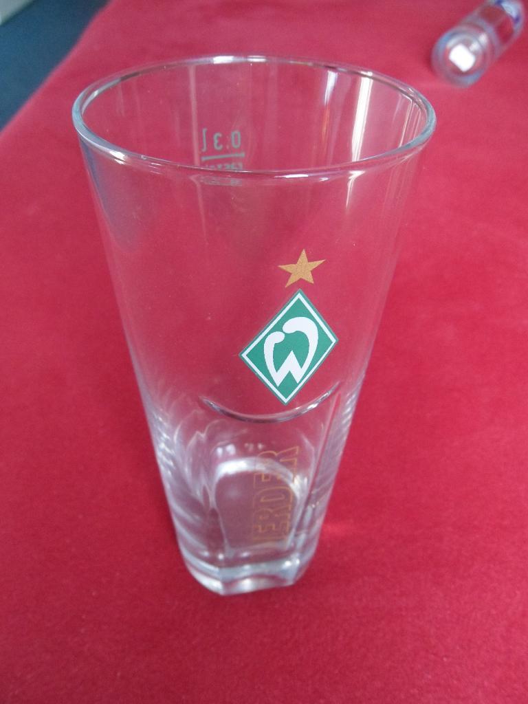 стакан бокал футбольный клуб Вердер (Бремен, Германия) оригинал