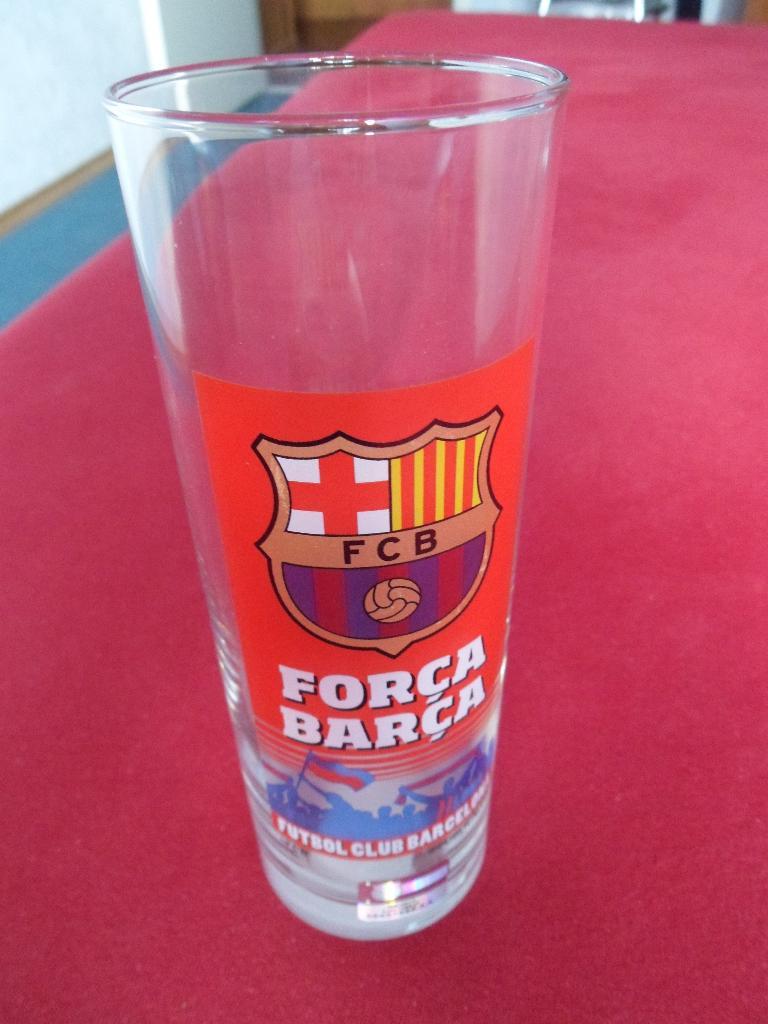 стакан бокал футбольный клуб Барселона (Испания) оригинал