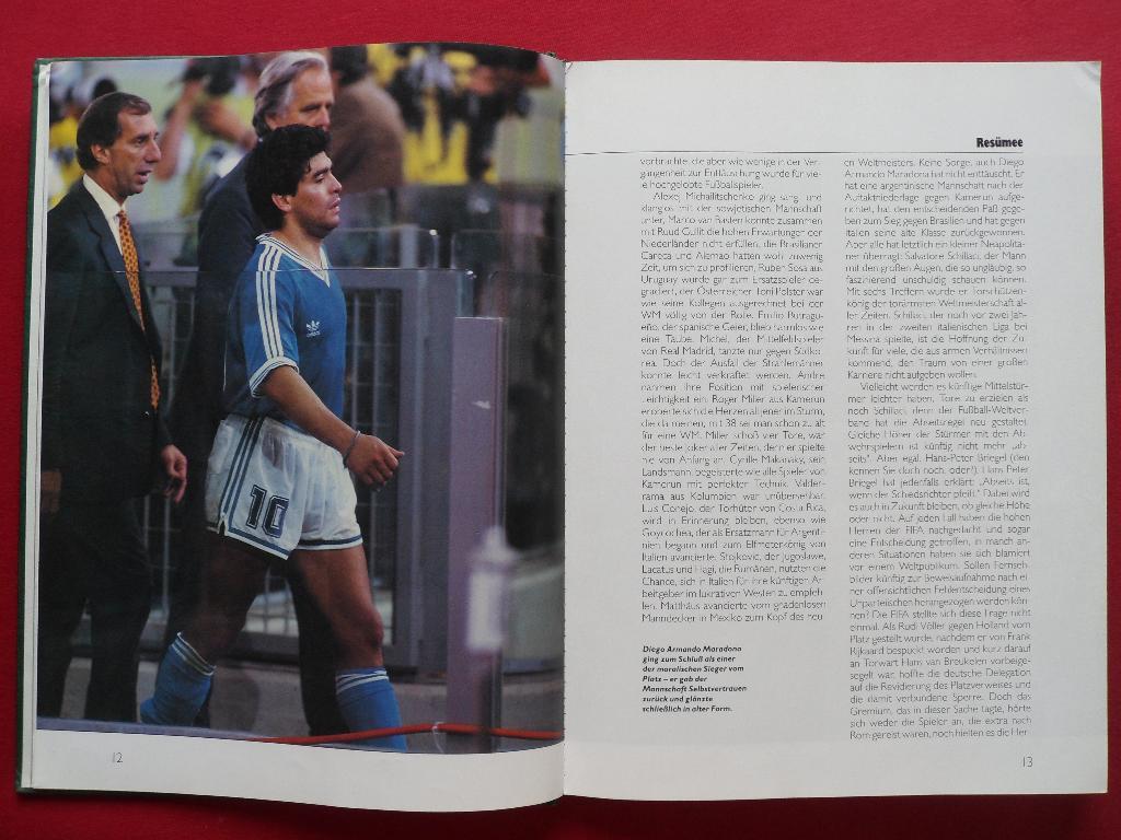 Книга-Фотоальбом. Чемпионат мира по футболу 1990 3