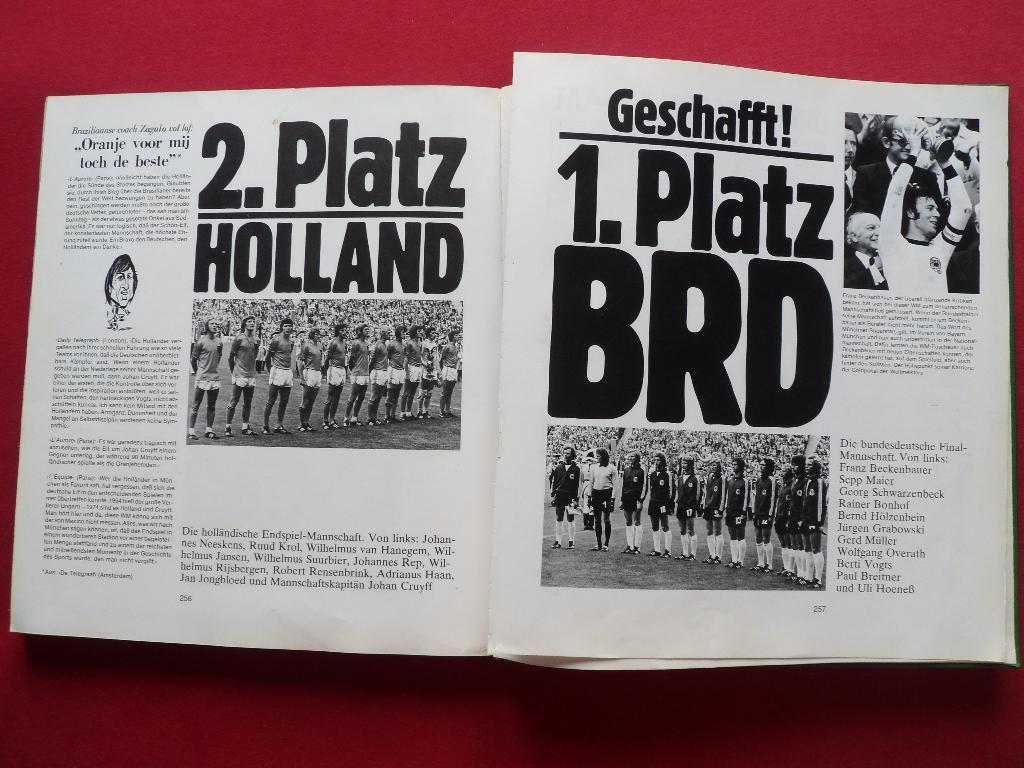 книга-фотоальбом Чемпионат мира по футболу 1974 г. 2